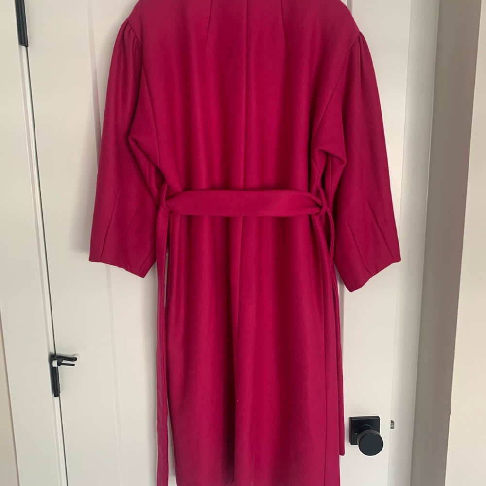 Zara Vibrant Pink Coat - Picture 3 of 4